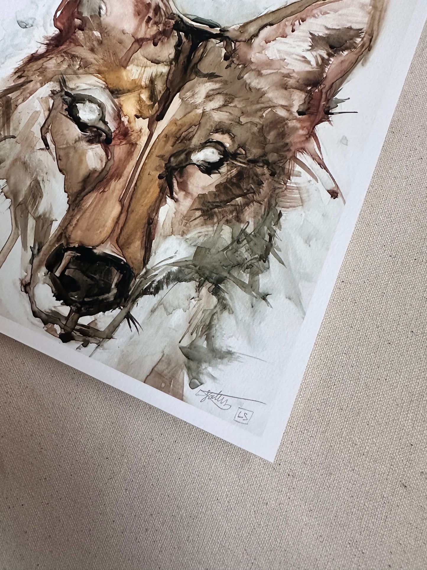 PRINT SALE! “Ghost dog / Coyote” archival Giclee print
