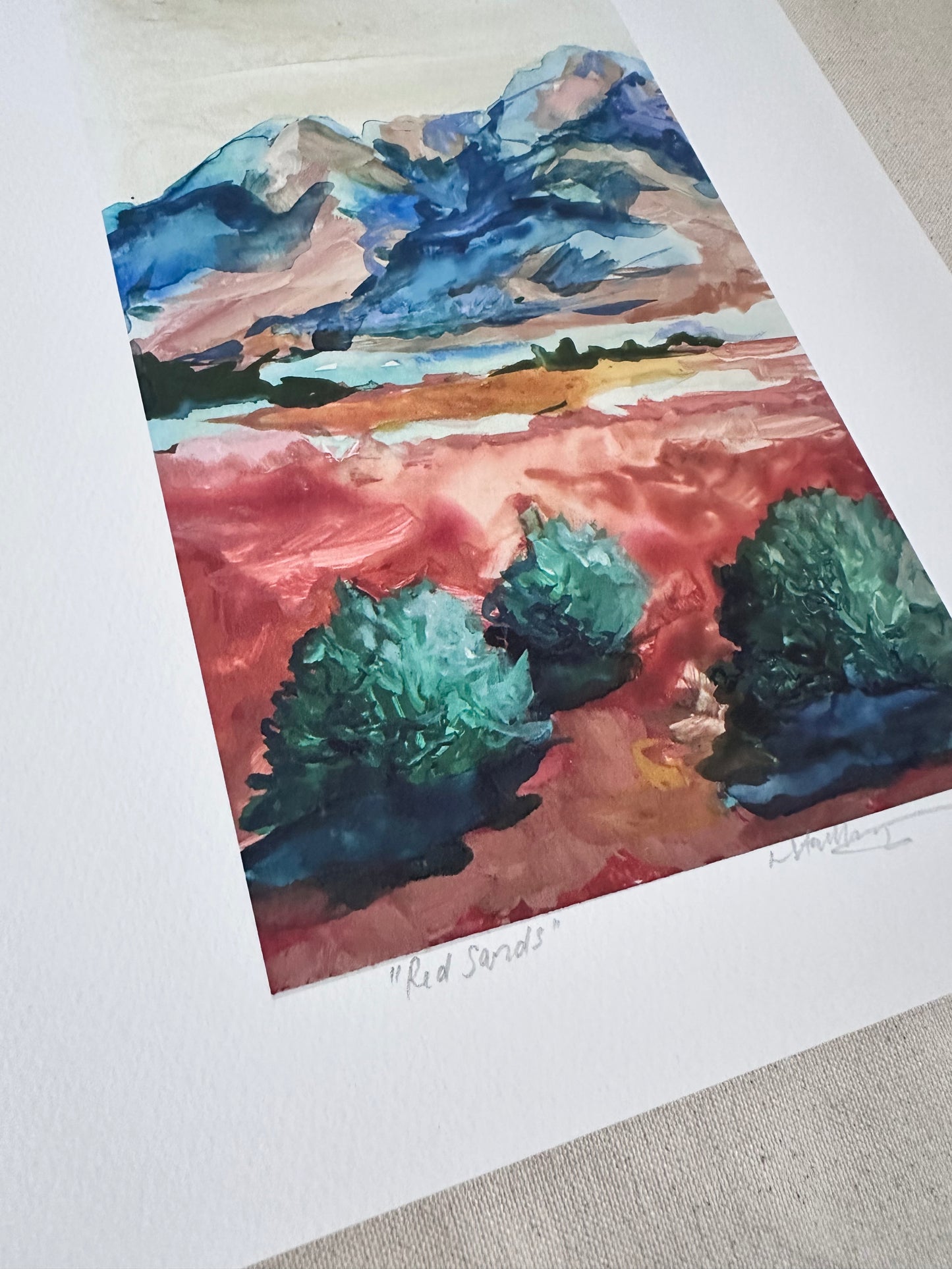 PRINT SALE! “Red Sands” archival Giclee print