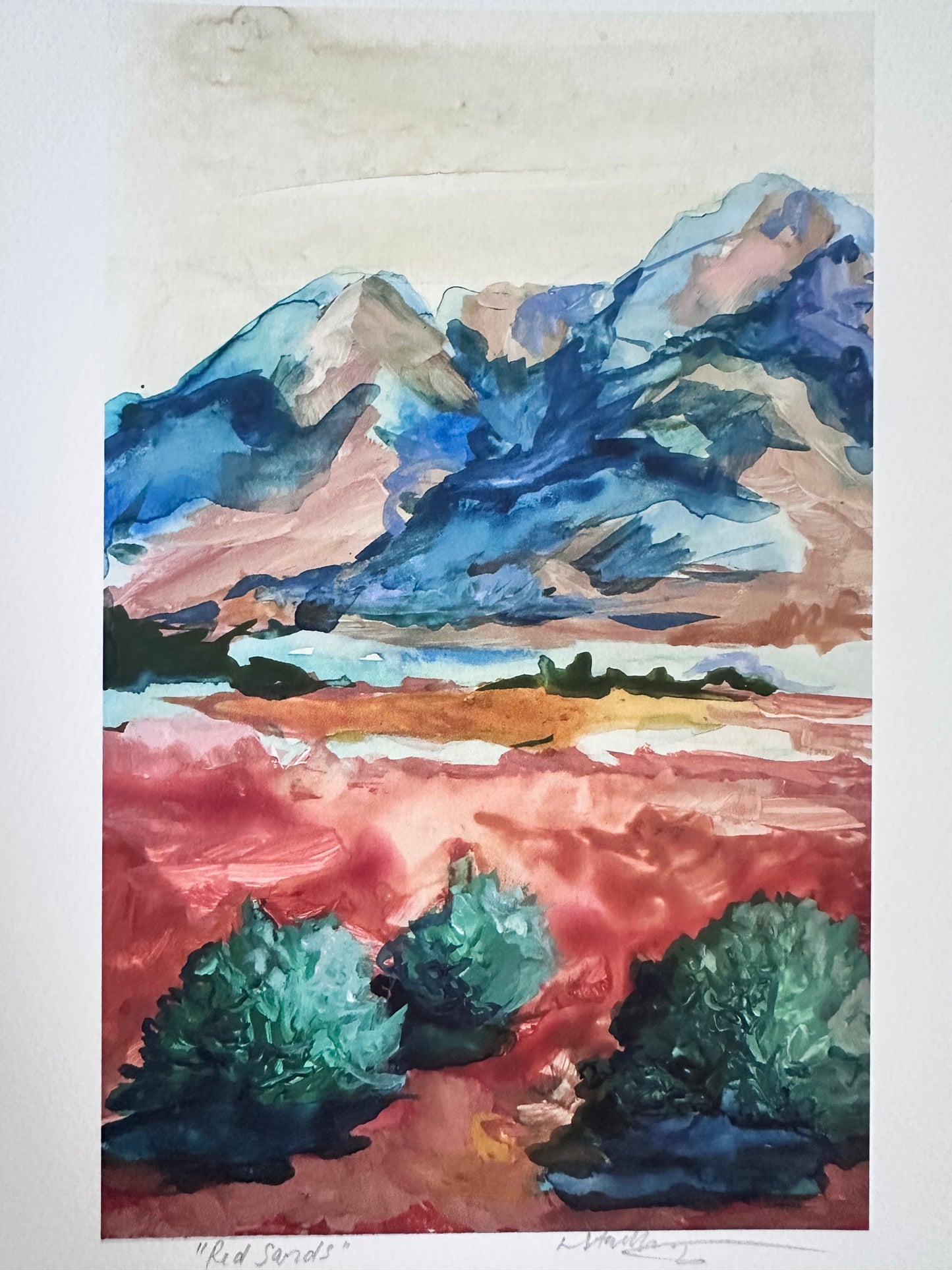 PRINT SALE! “Red Sands” archival Giclee print
