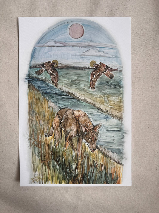 PRINT SALE! “Resurgence of the Red Wolf” archival Giclee print