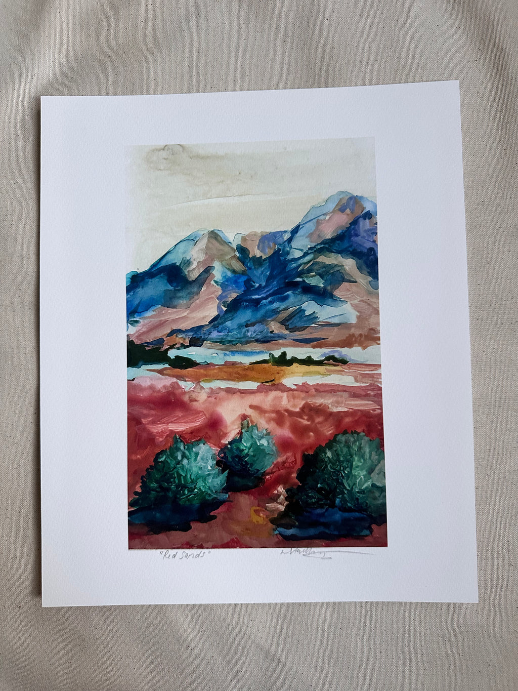 PRINT SALE! “Red Sands” archival Giclee print