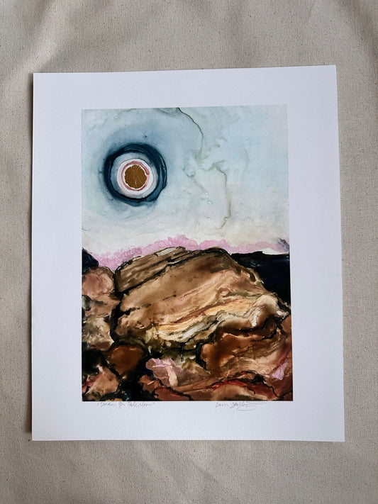 PRINT SALE! “Under the Pale Moon - Gold” archival Giclee print
